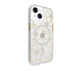 Case-Mate Floral Gems MagSafe - iPhone 15 Case (Gold)