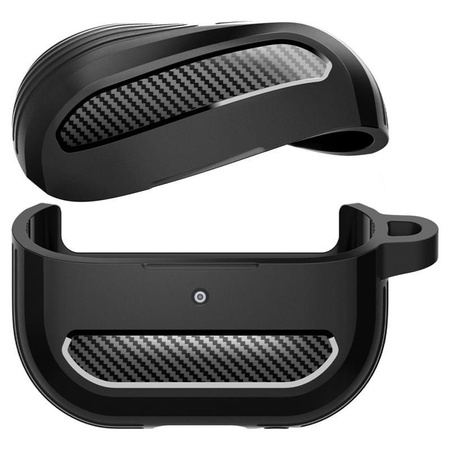 Spigen Rugged Armor - Etui pour Samsung Galaxy Buds 3 / 3 Pro (Noir mat)