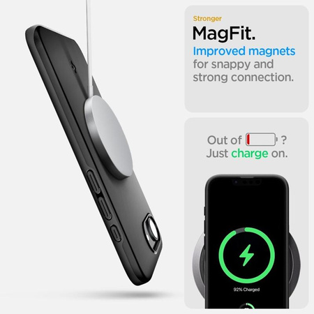Spigen Thin Fit MagSafe - étui pour iPhone 16e (Noir)