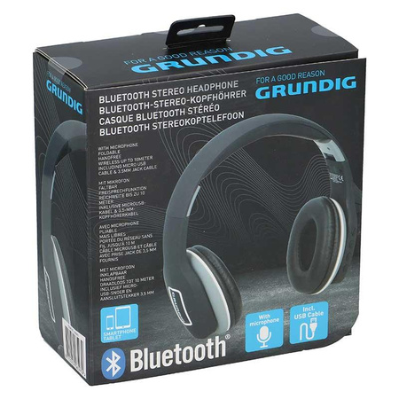 Grundig - Bezdrátová sluchátka do uší (černá)