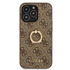 Guess 4G Ring Case - Coque pour iPhone 13 Pro Max (marron)