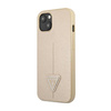 Guess Saffiano Triangle Logo Tasche - iPhone 14 Tasche (beige)