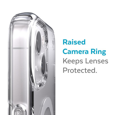 Speck Presidio Perfect-Clear + MagSafe - iPhone 13 Mini Case with MICROBAN Coating (Clear)