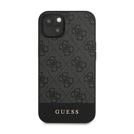 Guess 4G Bottom Stripe Kollektion - iPhone 13 Tasche (grau)