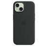 ORYGINALNE ETUI MAGSAFE APPLE DO IPHONE 15, Silikonowe, Czarne, Eleganckie
