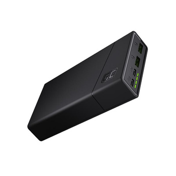 Green Cell PowerPlay20 - Power Bank 20000mAh mit Schnellladung 2x USB Ultra Charge und 2x USB-C Power Delivery 18W