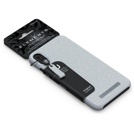 Nordic Elements Original Idun - Materialhülle iPhone Xs / X (Hellgrau)