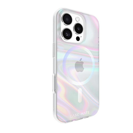 Case-Mate Soap Bubble MagSafe - Pouzdro pro iPhone 16 Pro (Iridescent)