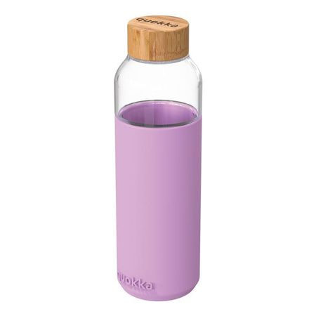 Quokka Flow - Bouteille d'eau en verre 660 ml (Lilas)
