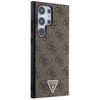 Guess 4G Triangle Strass - Case Samsung Galaxy S24 Ultra (Brown)