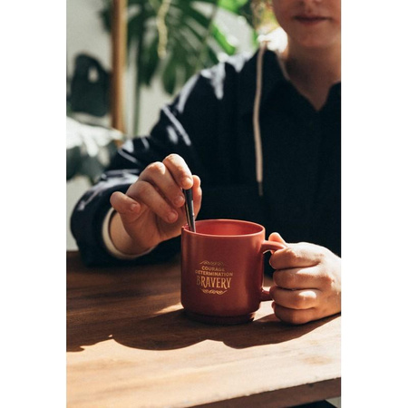 Harry Potter - Set of ceramic mugs with stand 300 ml 4 pcs. Hogwarts Houses