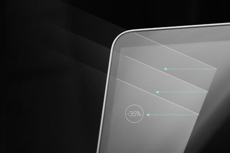 Moshi Umbra - MacBook Pro 14" (M3/M2/M1/2023-2021) képernyővédő fólia adatvédelmi szűrővel (fekete szegéllyel)