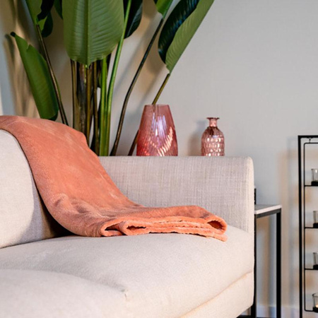Flannel blanket 200x150cm (coral)