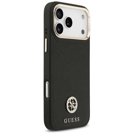 ETUI DO IPHONE 17 PRO MAX do MAGSAFE GUESS ORYGINALNE CZARNE ELEGANCKIE