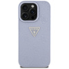 Guess Hot Stamp 4G Pattern Triangle Metal Logo - Pouzdro pro iPhone 16 Pro Max (fialové)