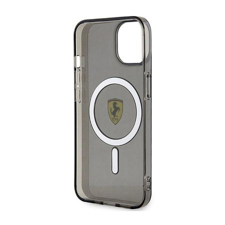 Ferrari Translucent MagSafe - iPhone 14 tok (fekete)