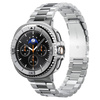 Spigen Bezel Tune Pro Pilot - Pouzdro / Ochranný rámeček pro Samsung Galaxy Watch 8 Classic 46 mm (Silver)