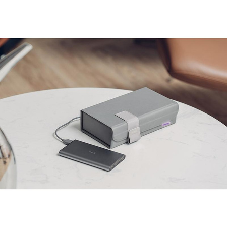 Moshi Deep Purple - Tragbarer UV-C LED-Desinfektionsautomat (grau)
