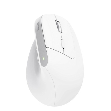 Trust Bayo+ - Souris ergonomique sans fil (blanc)