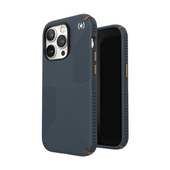 Speck Presidio2 Grip - protiskluzové pouzdro pro iPhone 14 Pro (Charcoal / Cool Bronze / Slate)