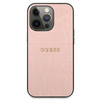 Guess Croco Stamp Lines - Etui iPhone 13 Pro Max (różowy)