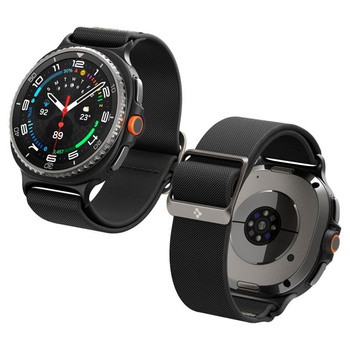 CZARNY PASEK SPIGEN DO GALAXY WATCH 8 | 8 Classic 40 | 44 | 46, Sportowy