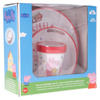 Peppa Pig - Besteckset (Teller + Schüssel + Tasse) Peppa Pig