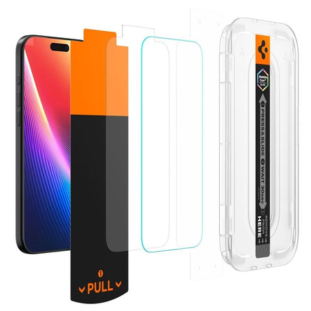 SZKŁO PRYWATYZUJĄCE DO IPHONE 16 PRO MAX | 17 PRO MAX SPIGEN HARTOWANE 9H
