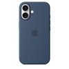 Apple Silicone Case - Coque en silicone avec MagSafe pour iPhone 16 (denim)