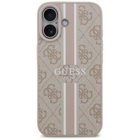 Guess 4G Printed Stripes MagSafe - Hülle iPhone 17 (rosa)