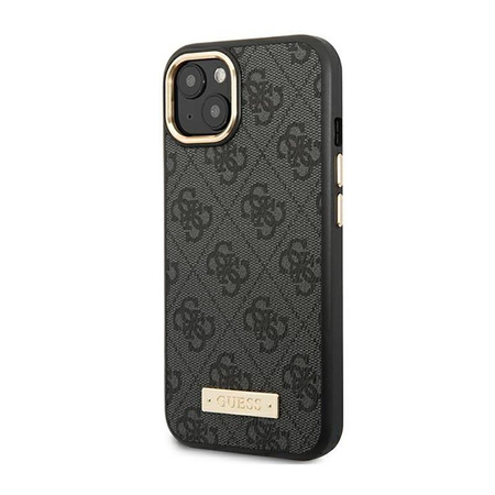 Guess 4G Logo Plate MagSafe - pouzdro pro iPhone 14 (černé)
