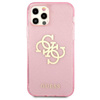 Coque Guess Glitter 4G Big Logo - iPhone 12 Pro Max (rose)
