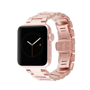 Case-Mate Linked - Bracelet en acier inoxydable pour Apple Watch 38/40/41 mm (Rose Gold)