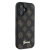Guess Peony Script MagSafe - Coque pour iPhone 16 Plus (noir)