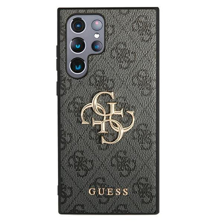 Guess 4G Big Metal Logo - Samsung Galaxy S22 Ultra tok (szürke)