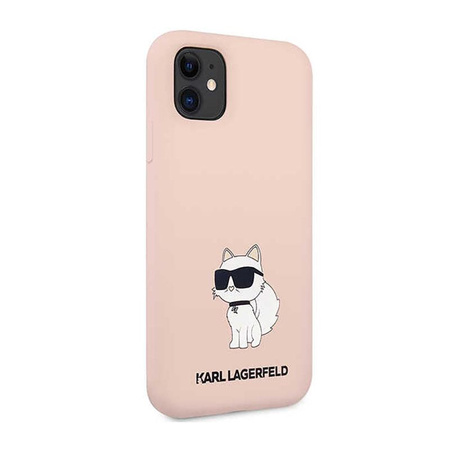Karl Lagerfeld Silicone NFT Choupette - Coque iPhone 11 (rose)