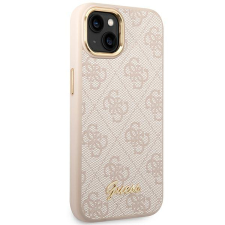 Guess 4G Metal Camera Outline Case - iPhone 14 Plus Case (Pink)