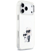 Karl Lagerfeld IML Aquarelle Karl & Choupette & Logo MagSafe - Hülle für iPhone 17 Pro Max (weiß)