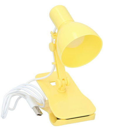 Grundig - LED olvasó/asztal lámpa USB (sárga)