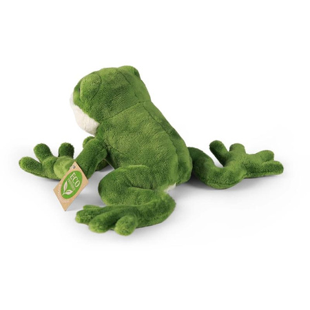 Rappa - Mascotte de grenouille réaliste en peluche verte 15 cm Respect de l'environnement