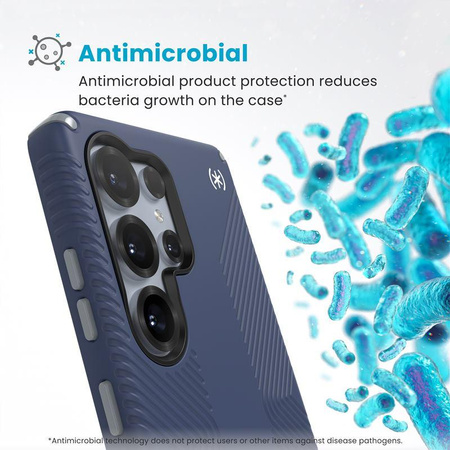 Speck Presidio2 Grip Magnet - Pouzdro pro Samsung Galaxy S25 Ultra MagSafe (Pobřežní modrá/Prachově šedá/Bílá)