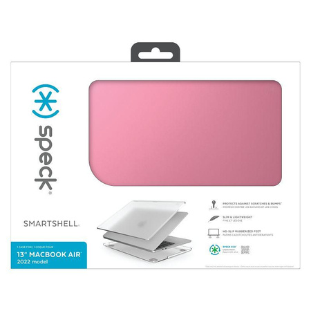 Speck SmartShell - Housse pour MacBook Air 13.6" M3 (2024) / M2 (2022) (Cozy Pink)