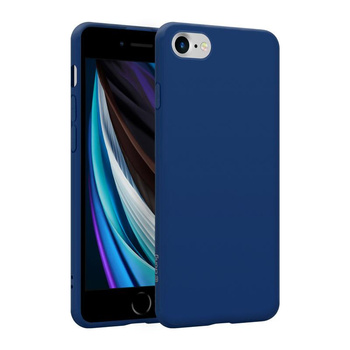 Crong Color Cover - Coque iPhone SE (2022/2020) / 8 / 7 (bleu)