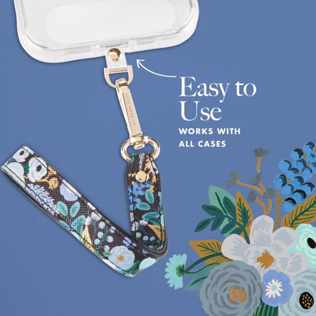 Rifle Paper Phone Wristlet - univerzální šňůrka na telefon (Garden Party Blue)