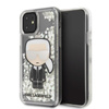 Karl Lagerfeld Glitter Glowdark Iconic - iPhone 11 Case