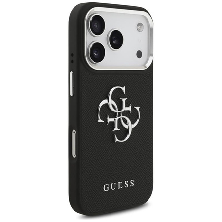 ETUI DO IPHONE 17 PRO GUESS CZARNE ORYGINALNE SKÓRZANE ELEGANCKIE CASE