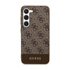 Guess 4G Bottom Stripe Metal Logo Collection - Samsung Galaxy S24 Case (brown)