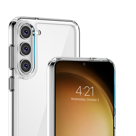 Crong Crystal Shield tok - Samsung Galaxy S23 tok (átlátszó)