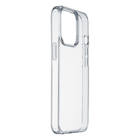 Cellularline Clear Strong - Étui pour iPhone 15 Pro Max avec protection antimicrobienne (transparent)