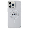 Karl Lagerfeld IML Metal Choupette Head MagSafe - iPhone 14 Pro Max Case (white)